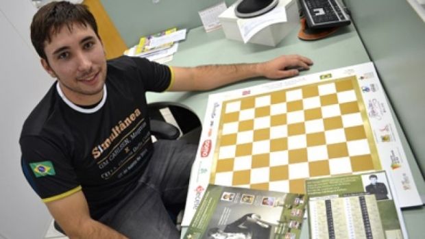 Enxadristas de Irecê na simultânea contra Magnus Carlsen