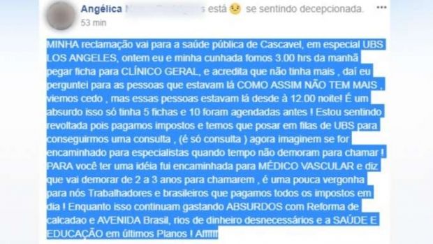 Paciente chega de madrugada para pegar ficha em UBS e mesmo assim não  consegue