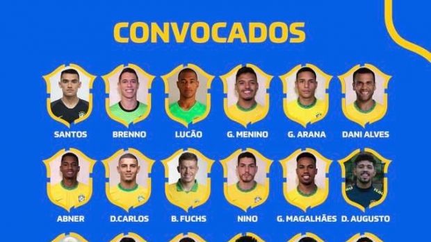 Seleção masculina de futebol é convocada para os Jogos Olímpicos