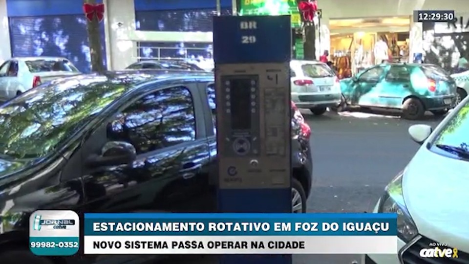 Novo sistema de estacionamento rotativo passa a valer a partir do