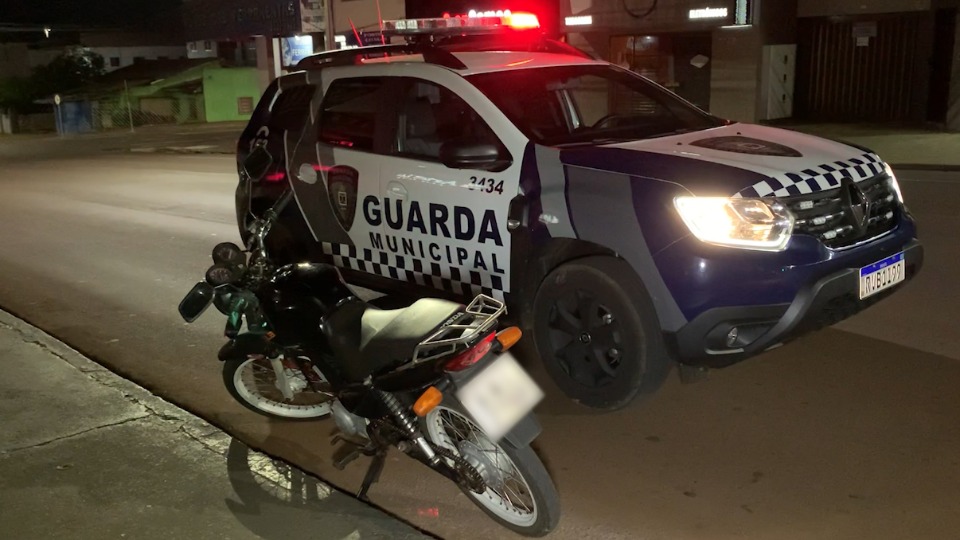 Moto furtada em Bastos é recuperada pela Guarda Municipal de