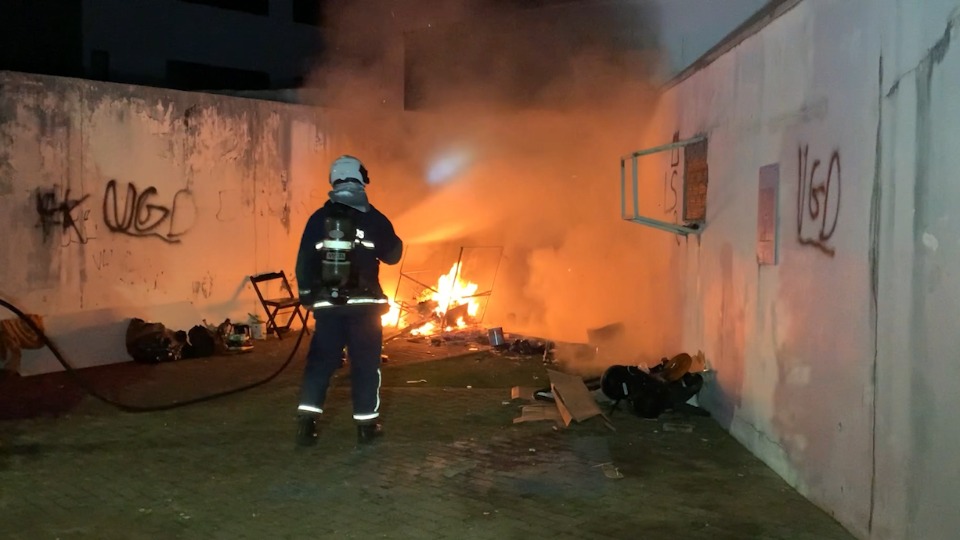 Corpo de Bombeiros é acionado para atender incêndio no HUOP em Cascavel