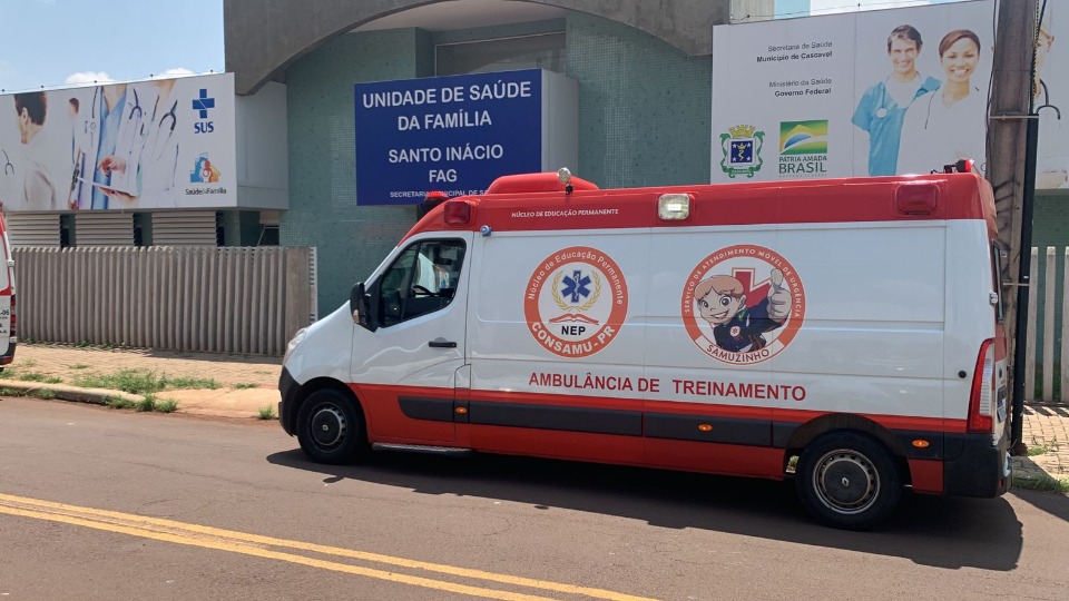 Mulher é salva pelo Samu após ter parada cardiorrespiratória em Cascavel